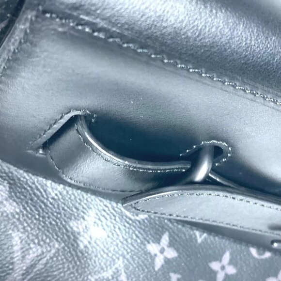 LOUIS VUITTON M44731 MonogramEclipse Steamer PM Bag Hand Bag - Picture 10 of 16